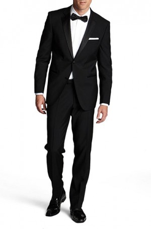 Hugo Boss Slim Fit Black Tuxedo 50194045-001