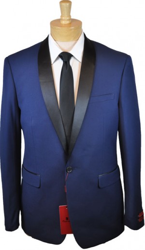 Blue Shawl Collar Slim Fit Tuxedo #201-19T